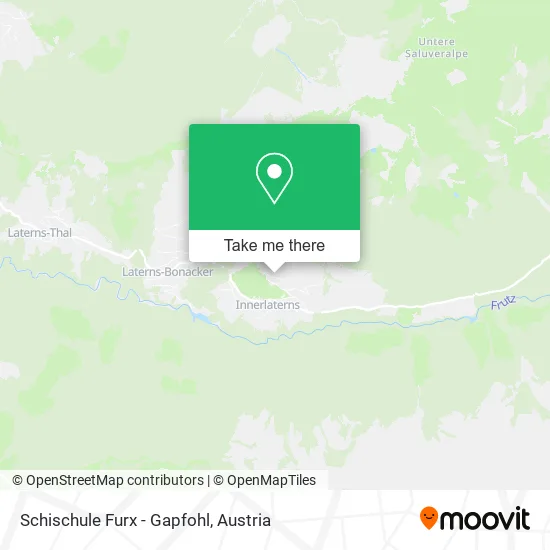 Schischule Furx - Gapfohl map