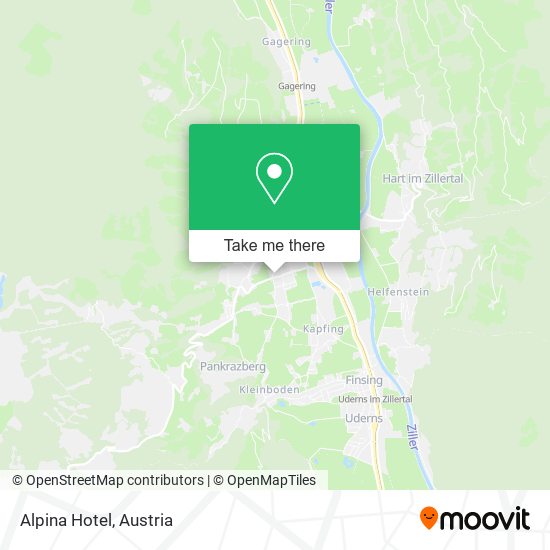 Alpina Hotel map