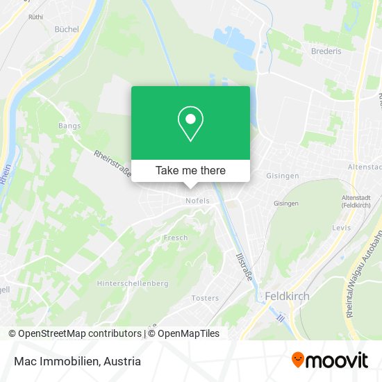 Mac Immobilien map