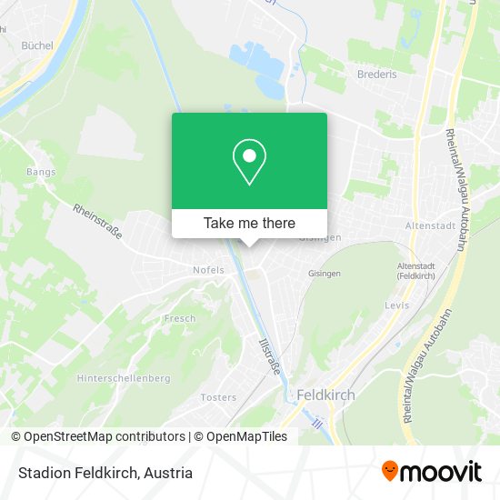 Stadion Feldkirch map