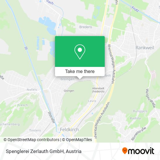Spenglerei Zerlauth GmbH map