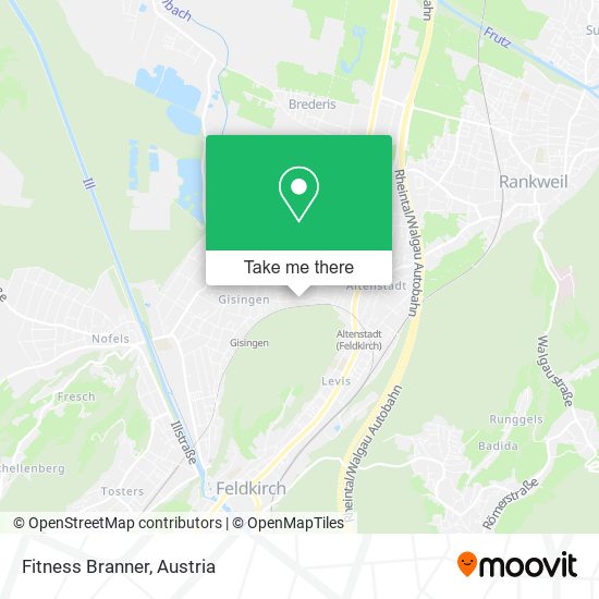 Fitness Branner map