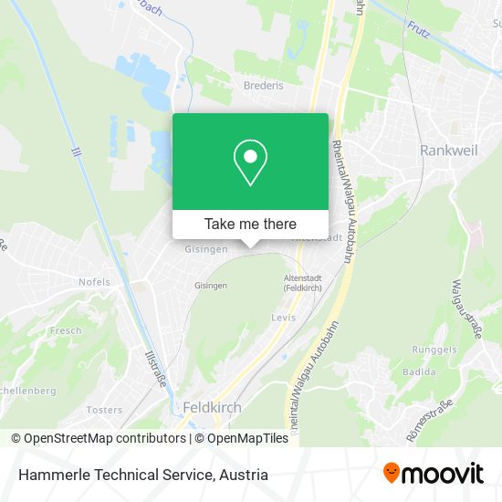 Hammerle Technical Service map