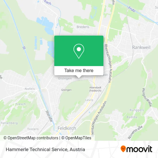 Hammerle Technical Service map