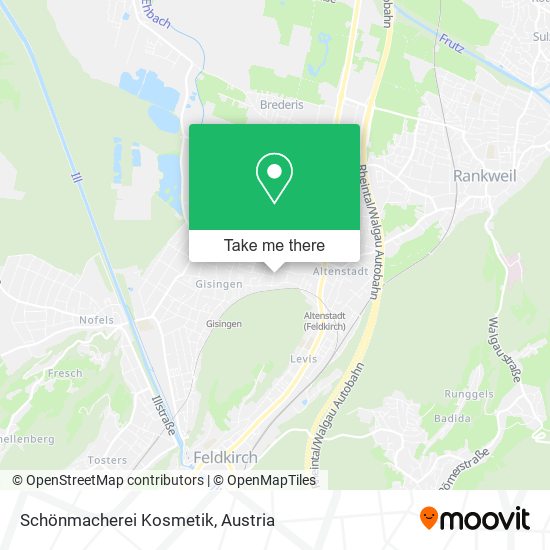 Schönmacherei Kosmetik map