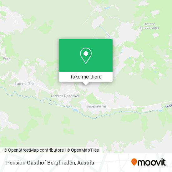 Pension-Gasthof Bergfrieden map