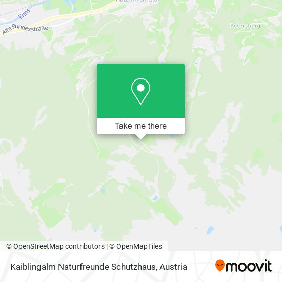 Kaiblingalm Naturfreunde Schutzhaus map