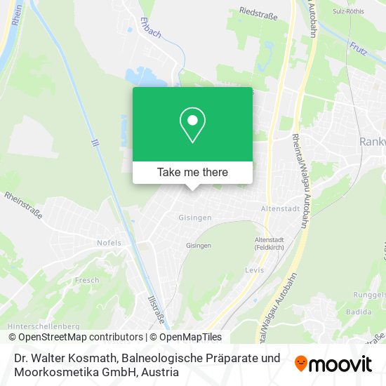 Dr. Walter Kosmath, Balneologische Präparate und Moorkosmetika GmbH map