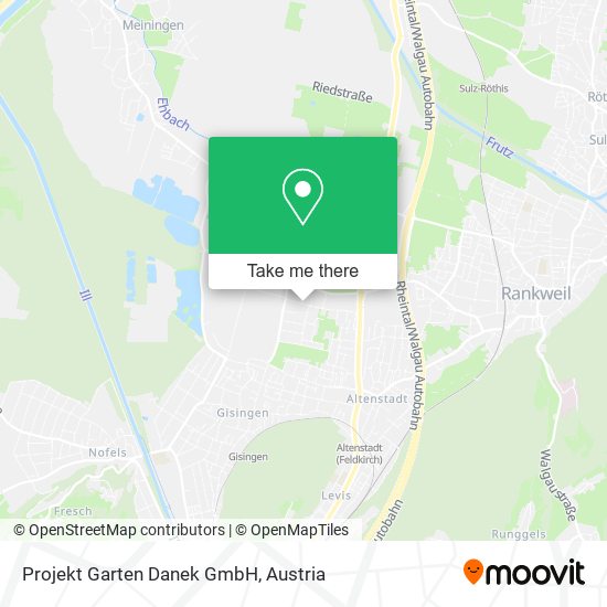 Projekt Garten Danek GmbH map