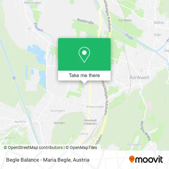 Begle Balance - Maria Begle map