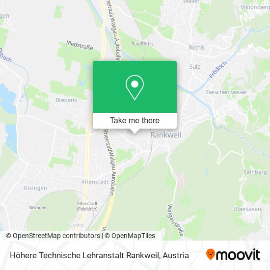 Höhere Technische Lehranstalt Rankweil map