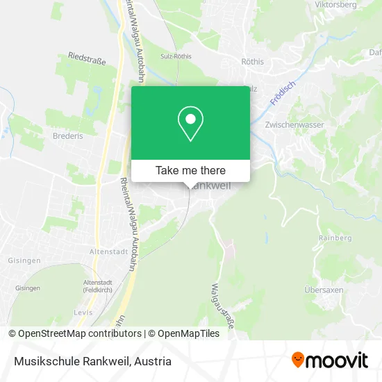 Musikschule Rankweil map