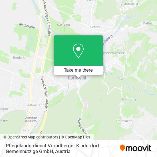 Pflegekinderdienst Vorarlberger Kinderdorf Gemeinnützige GmbH map