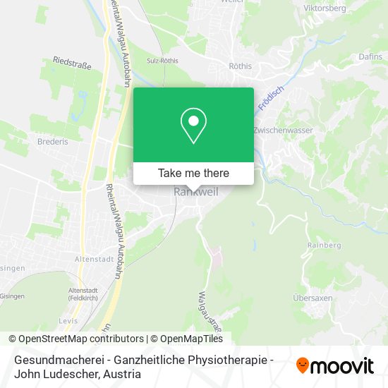 Gesundmacherei - Ganzheitliche Physiotherapie - John Ludescher map