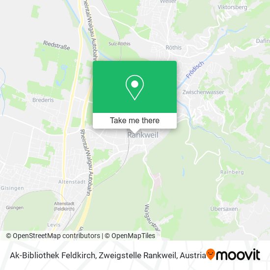 Ak-Bibliothek Feldkirch, Zweigstelle Rankweil map