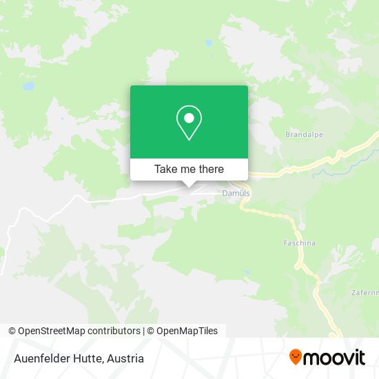 Auenfelder Hutte map
