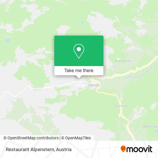 Restaurant Alpenstern map