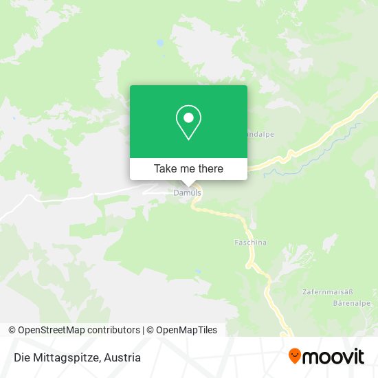 Die Mittagspitze map