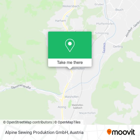 Alpine Sewing Produktion GmbH map