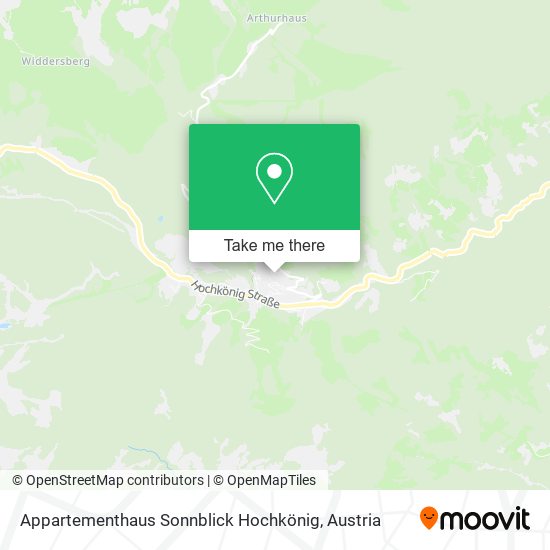 Appartementhaus Sonnblick Hochkönig map