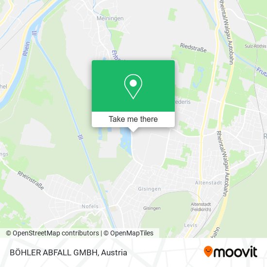 BÖHLER ABFALL GMBH map