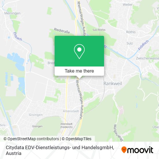 Citydata EDV-Dienstleistungs- und HandelsgmbH map