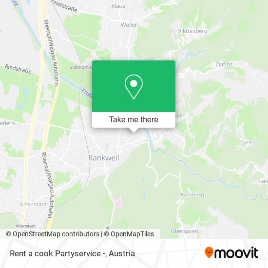 Rent a cook Partyservice - map