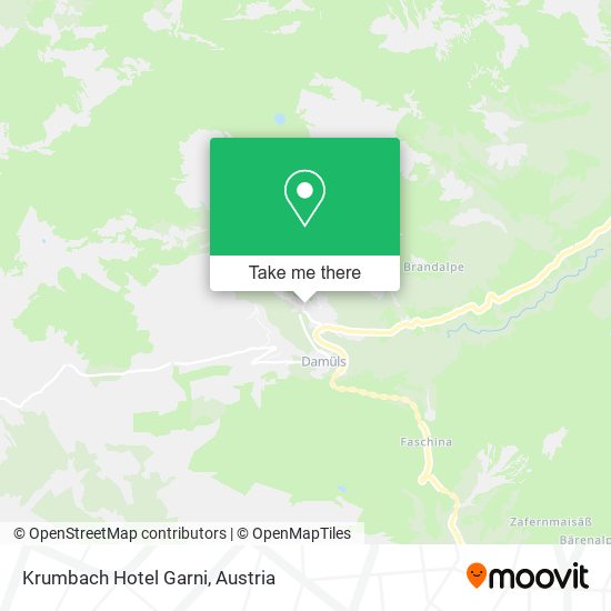 Krumbach Hotel Garni map