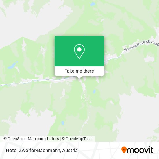 Hotel Zwölfer-Bachmann map