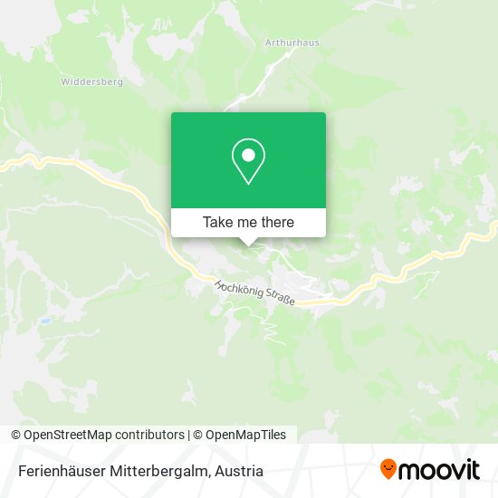 Ferienhäuser Mitterbergalm map