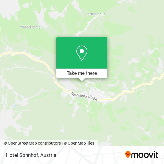 Hotel Sonnhof map