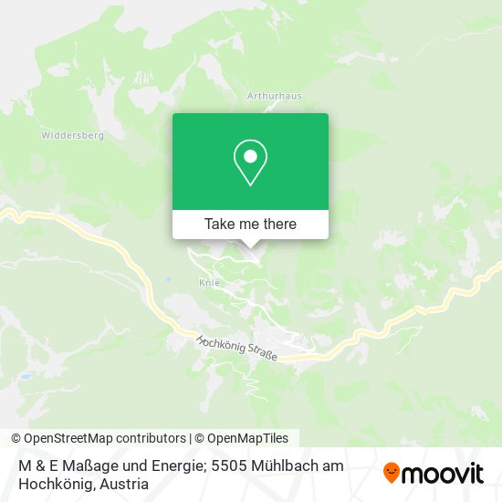 M & E Maßage und Energie; 5505 Mühlbach am Hochkönig map