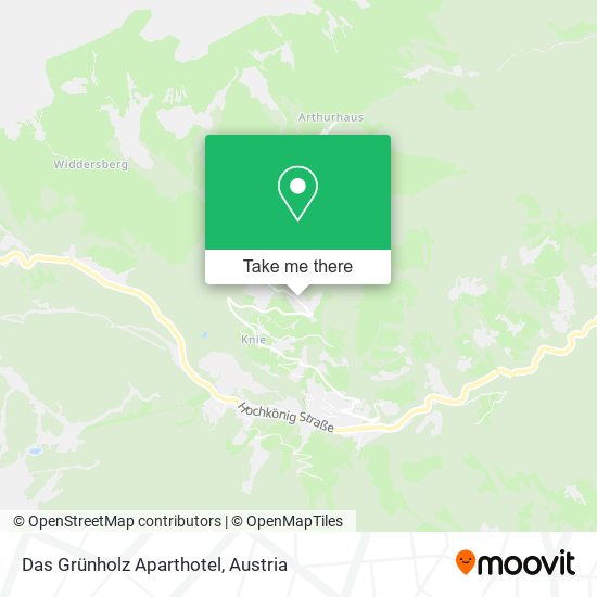Das Grünholz Aparthotel map