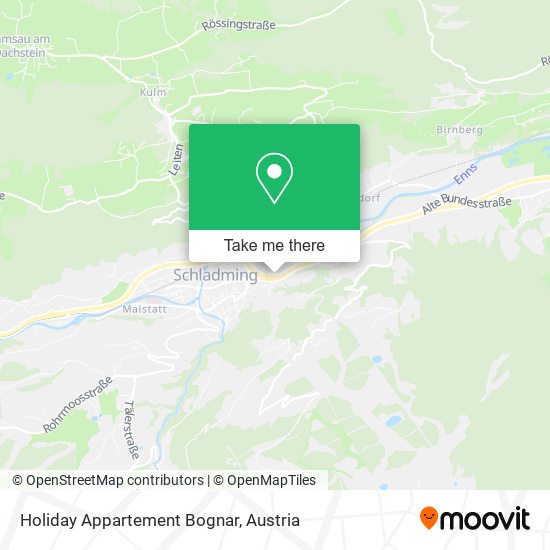 Holiday Appartement Bognar map