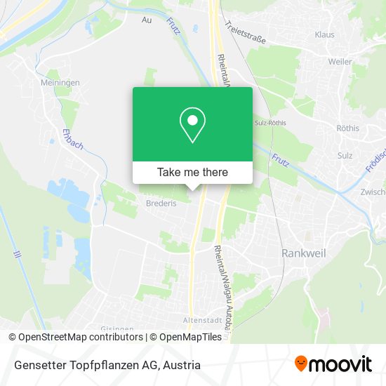 Gensetter Topfpflanzen AG map