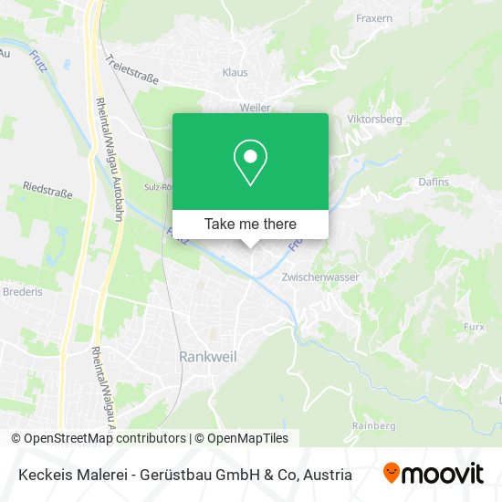 Keckeis Malerei - Gerüstbau GmbH & Co map