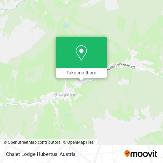 Chalet Lodge Hubertus map