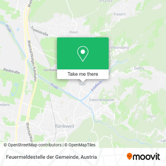 Feuermeldestelle der Gemeinde map