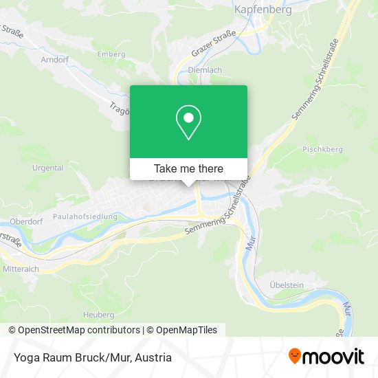 Yoga Raum Bruck/Mur map