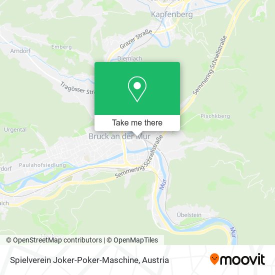 Spielverein Joker-Poker-Maschine map