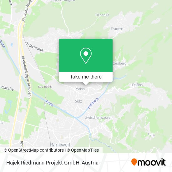 Hajek Riedmann Projekt GmbH map