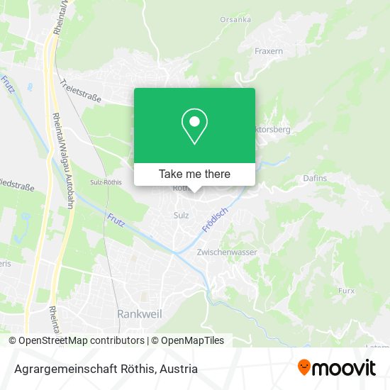 Agrargemeinschaft Röthis map