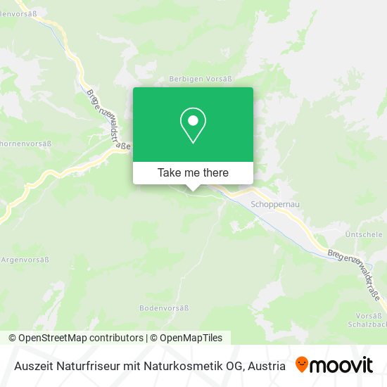 Auszeit Naturfriseur mit Naturkosmetik OG map