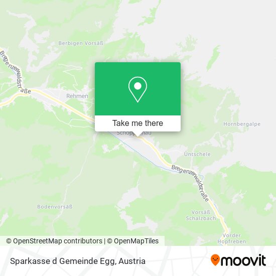 Sparkasse d Gemeinde Egg map