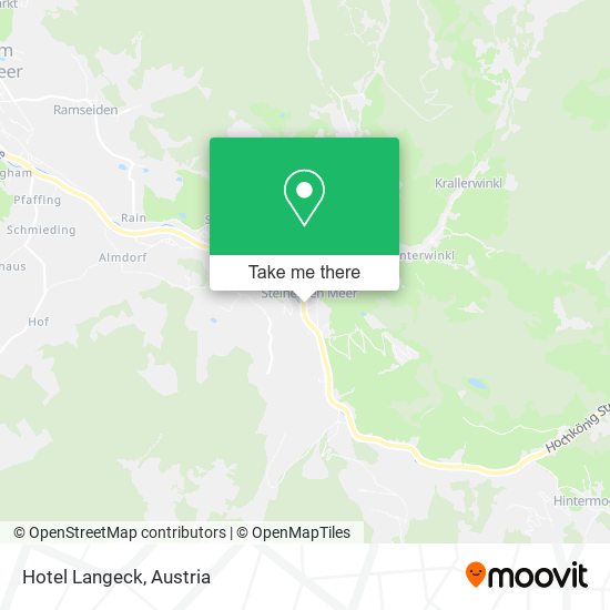 Hotel Langeck map