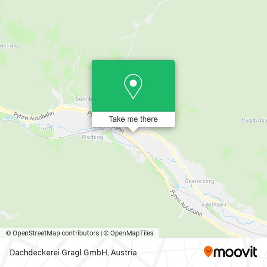 Dachdeckerei Gragl GmbH map