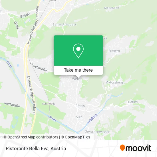 Ristorante Bella Eva map