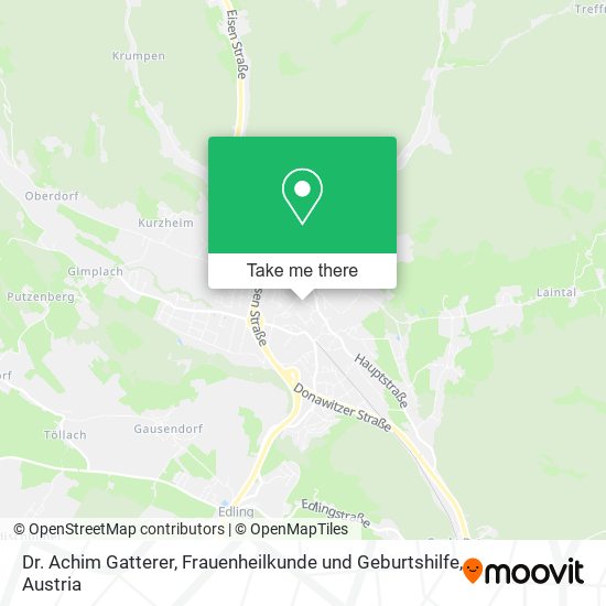 Dr. Achim Gatterer, Frauenheilkunde und Geburtshilfe map