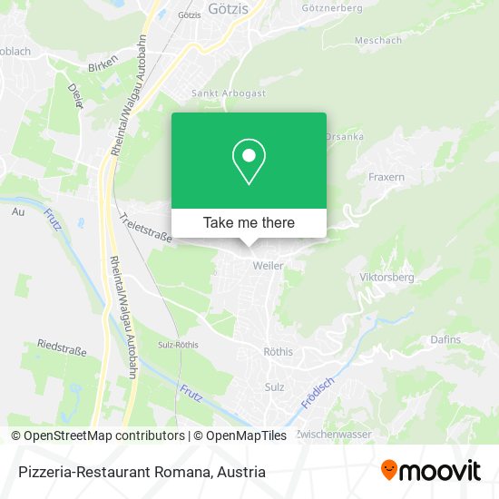 Pizzeria-Restaurant Romana map