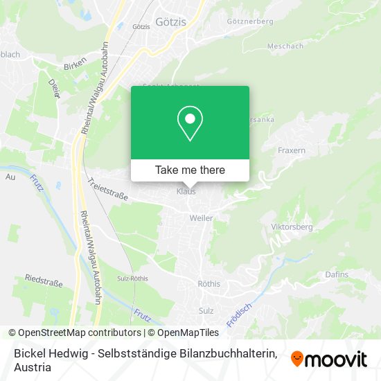 Bickel Hedwig - Selbstständige Bilanzbuchhalterin map